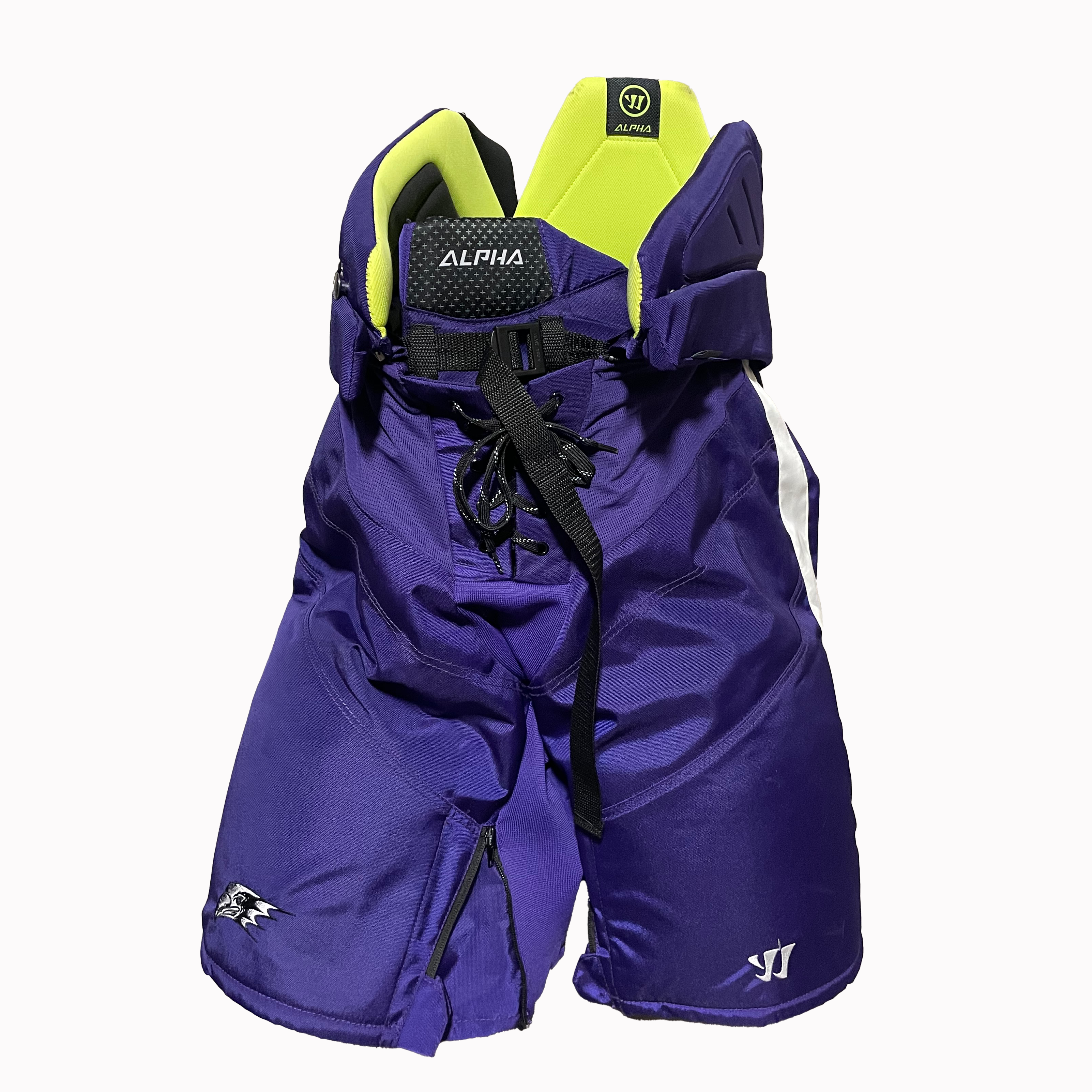 Pantalon de hockey Warrior Alpha LX Pro d'occasion NCAA Pro Stock (violet)